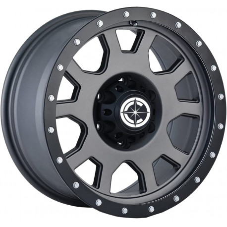 JANTE OC WHEELS 135 MATTE GUN METAL 8x17 6x139.7 ET10 CB106.1