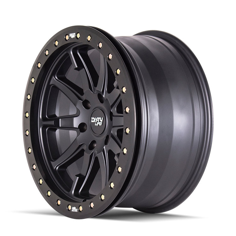JANTE OC WHEELS 9304 DUAL TEK MATTE BLACK 9x17 5x127 ET-12 CB71.6