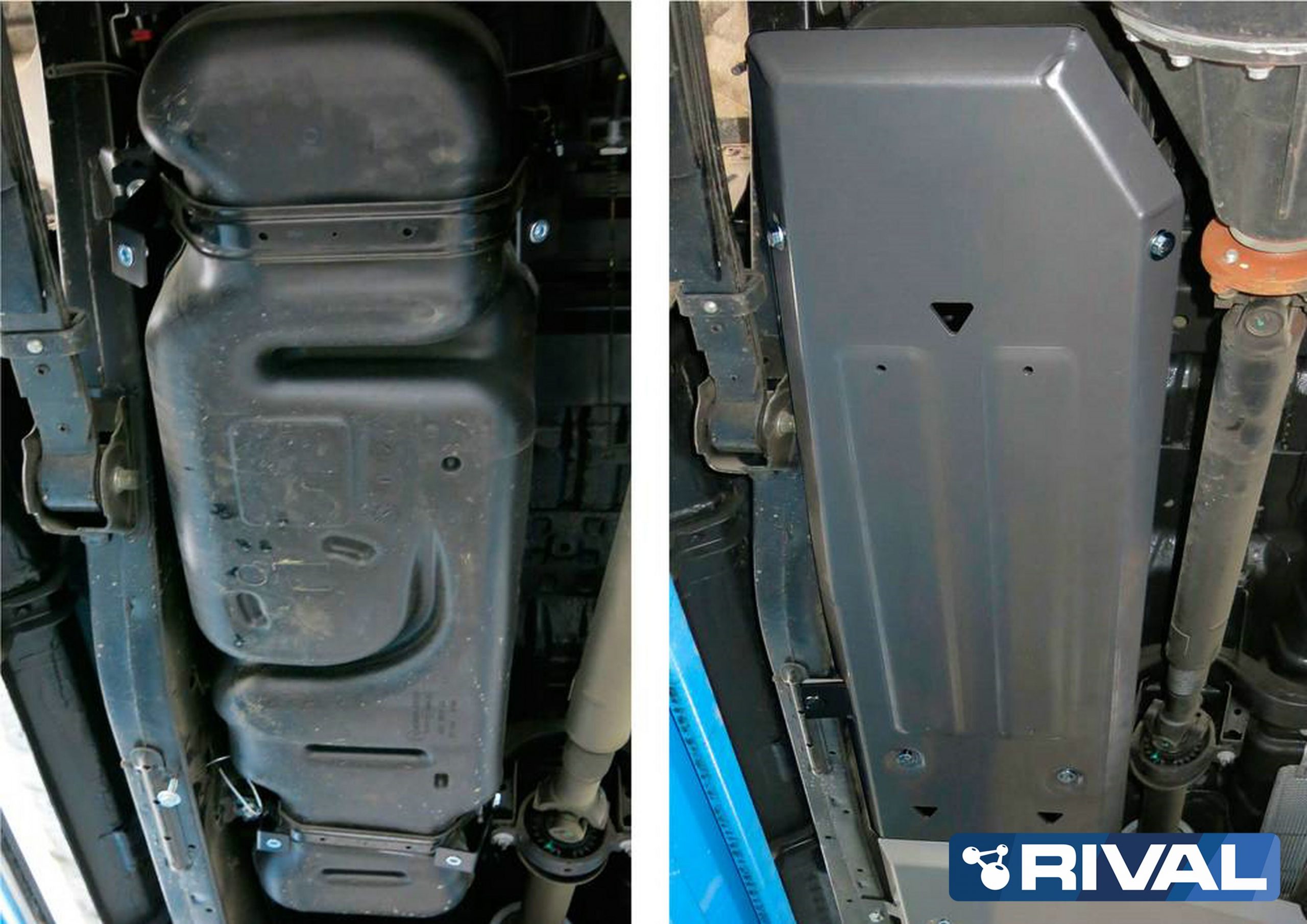 PLAQUE PROTECTION 3 mm RIVAL ACIER RESERVOIR FORD RANGER 2012-2022