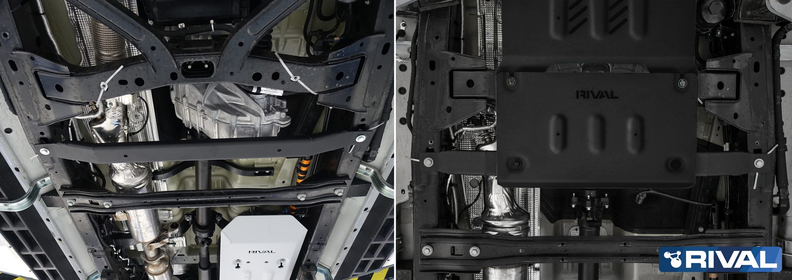 PLAQUE PROTECTION 3 mm RIVAL ACIER BOÎTE TRANSFERT FORD RANGER 2022-