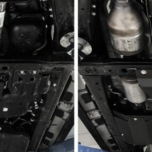 PLAQUE PROTECTION 3 mm RIVAL ACIER BT+ADBLUE+SONDE LAMBDA TOYOTA HILU