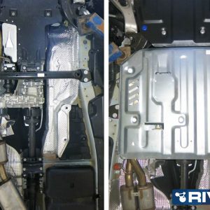 PLAQUE PROTECTION RIVAL 4MM BV + BT VOLKSWAGEN TOUAREG 2010-2018