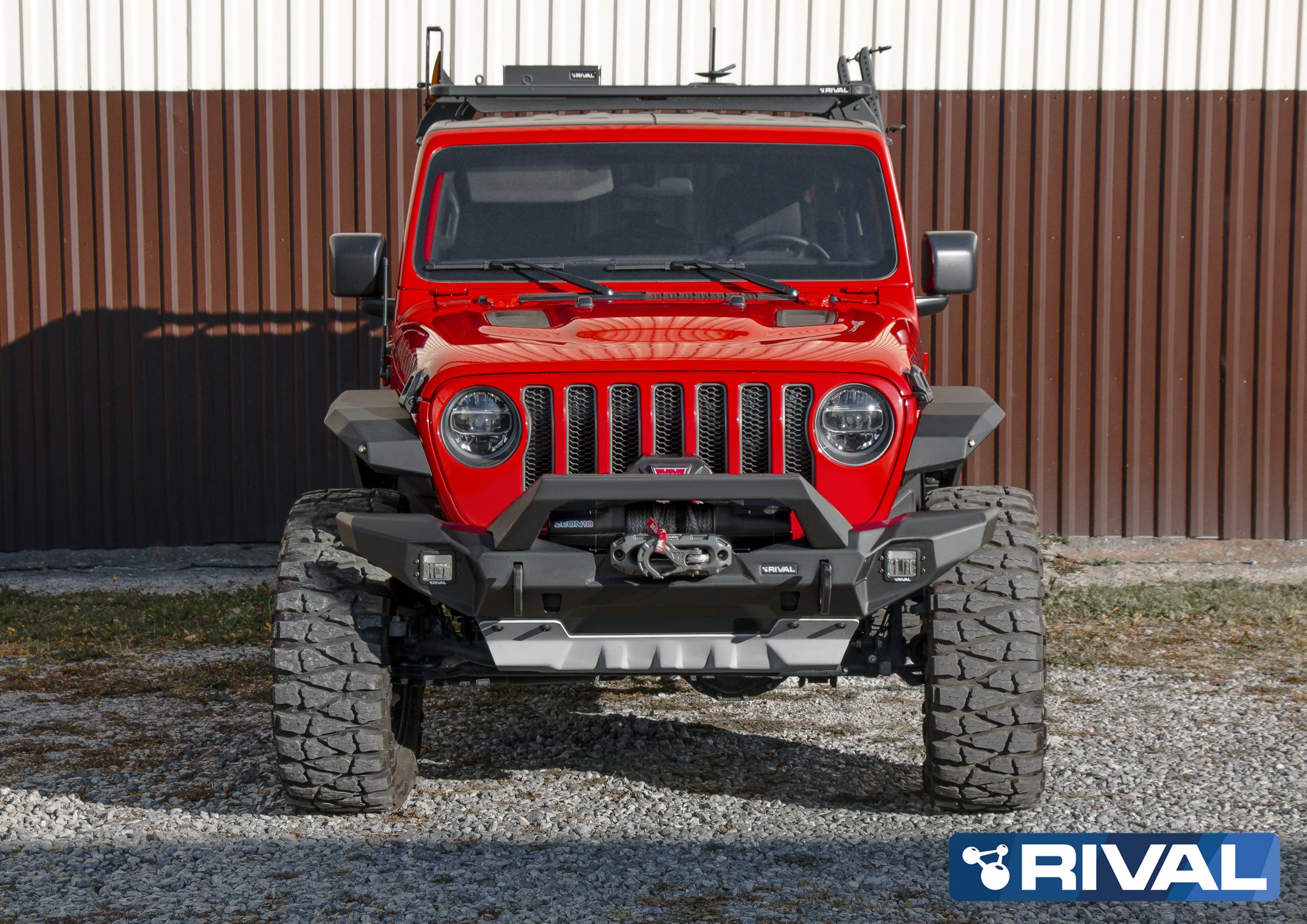 BUMPER FRONT RIVAL JEEP WRANGLER JK/JL (USAGE COMPETITION)