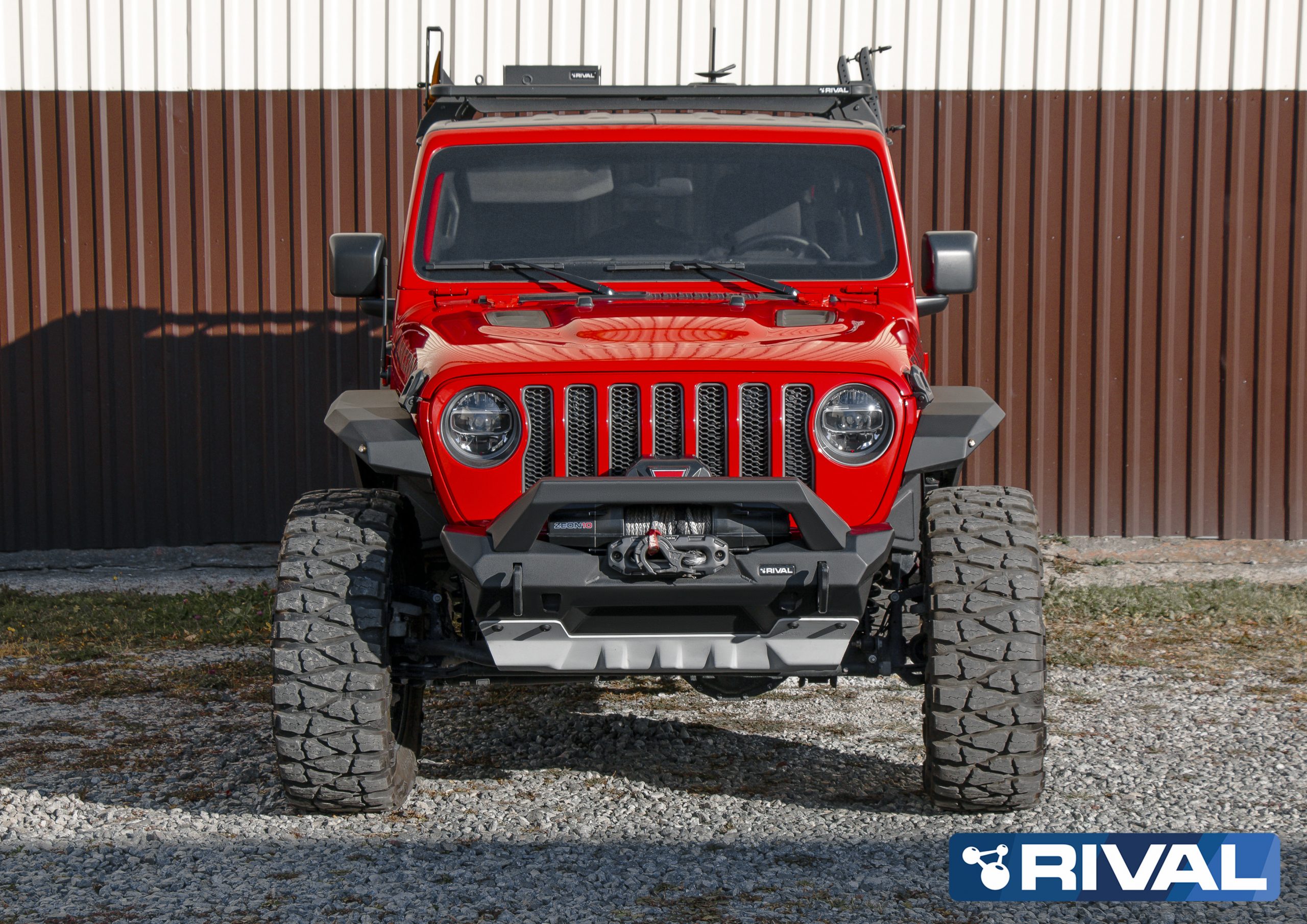 BUMPER FRONT RIVAL JEEP WRANGLER JK/JL STUBBY (USAGE COMPETITION)