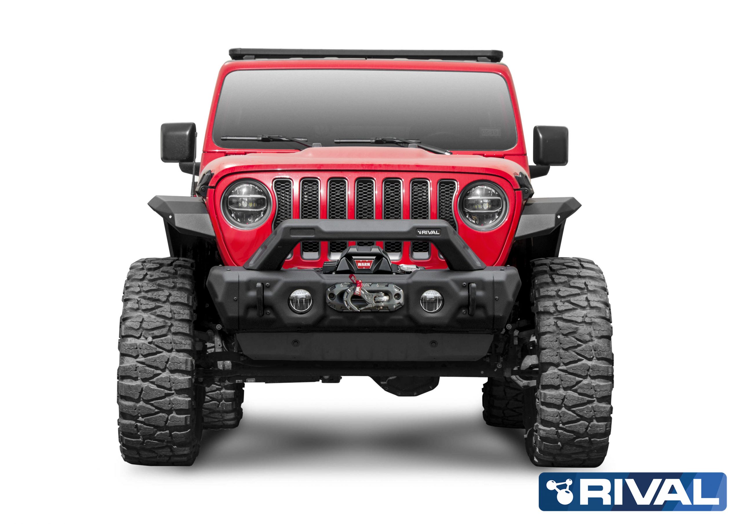 SUPPORT TREUIL PC RIVAL ACIER JEEP WRANGLER