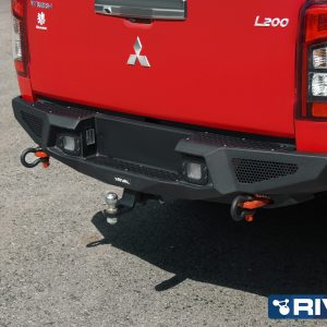 BUMPER REAR RIVAL MITSUBISHI L200 2019+ (USAGE COMPETITION)