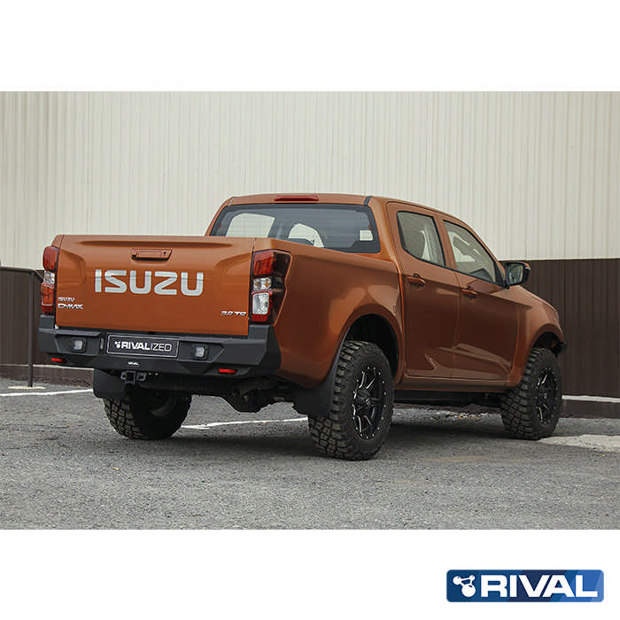 BUMPER REAR RIVAL ISUZU D-MAX 2021+ (USAGE COMPETITION)
