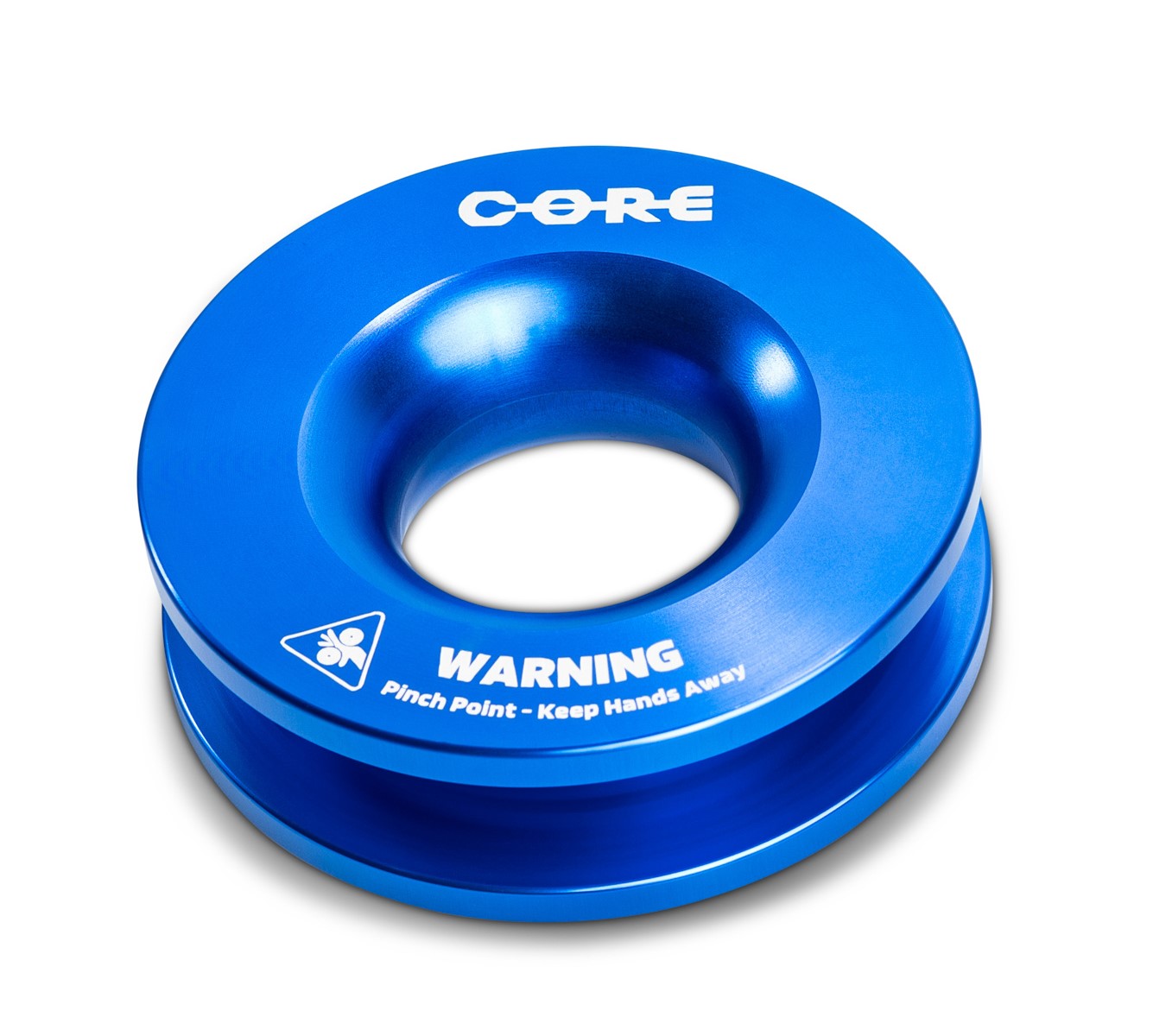 POULIE DE RENVOI CORDE SYNTHETIQUE 98mm (DONUT) - BLUE - 20.4 TONNES