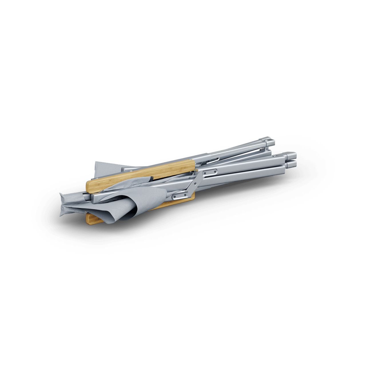 CHAISE DE CAMP PLIANTE DOMETIC - CENDRE