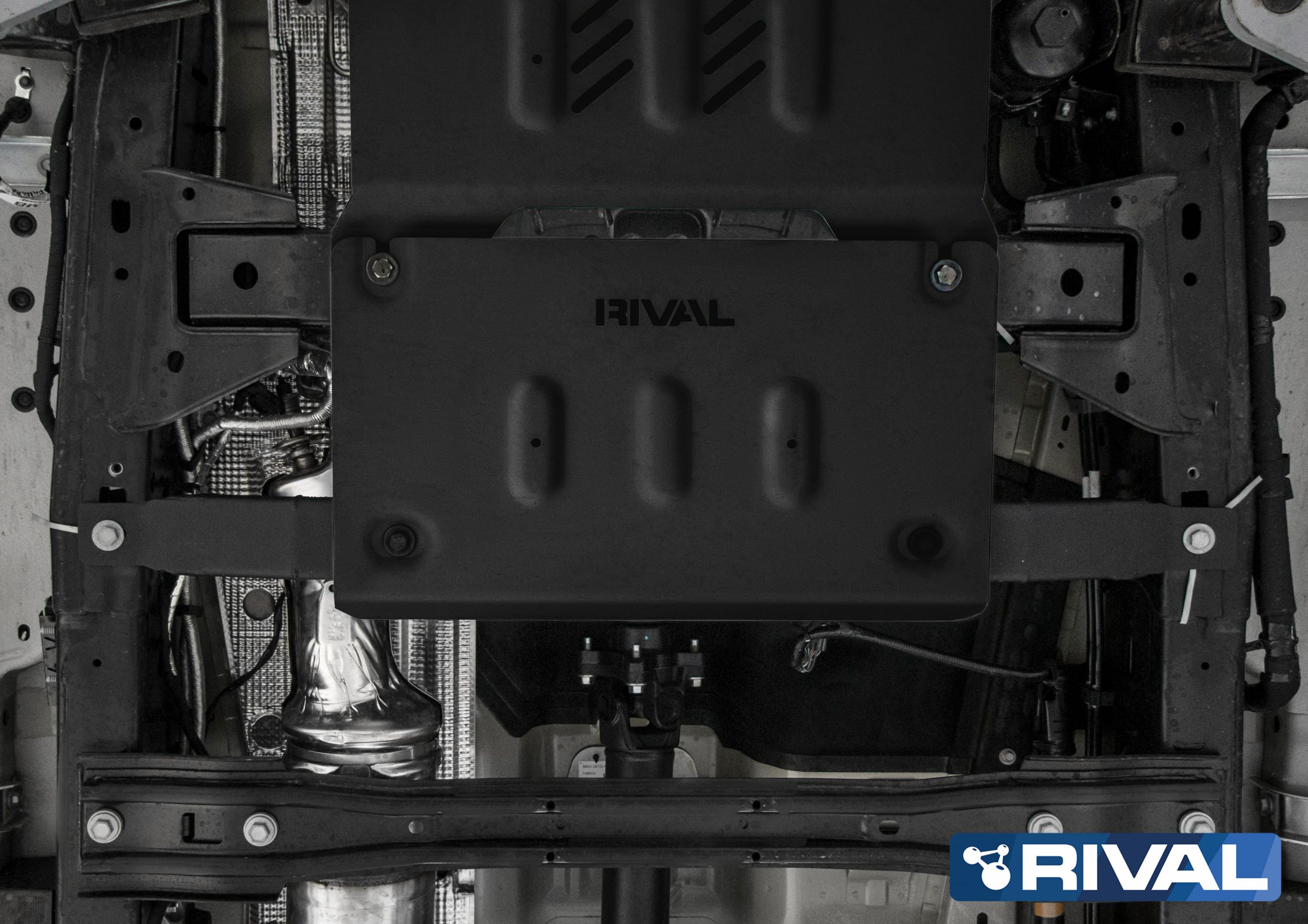 PLAQUE PROTECTION 3 mm RIVAL ACIER BOÎTE TRANSFERT FORD RANGER 2022- – Image 2