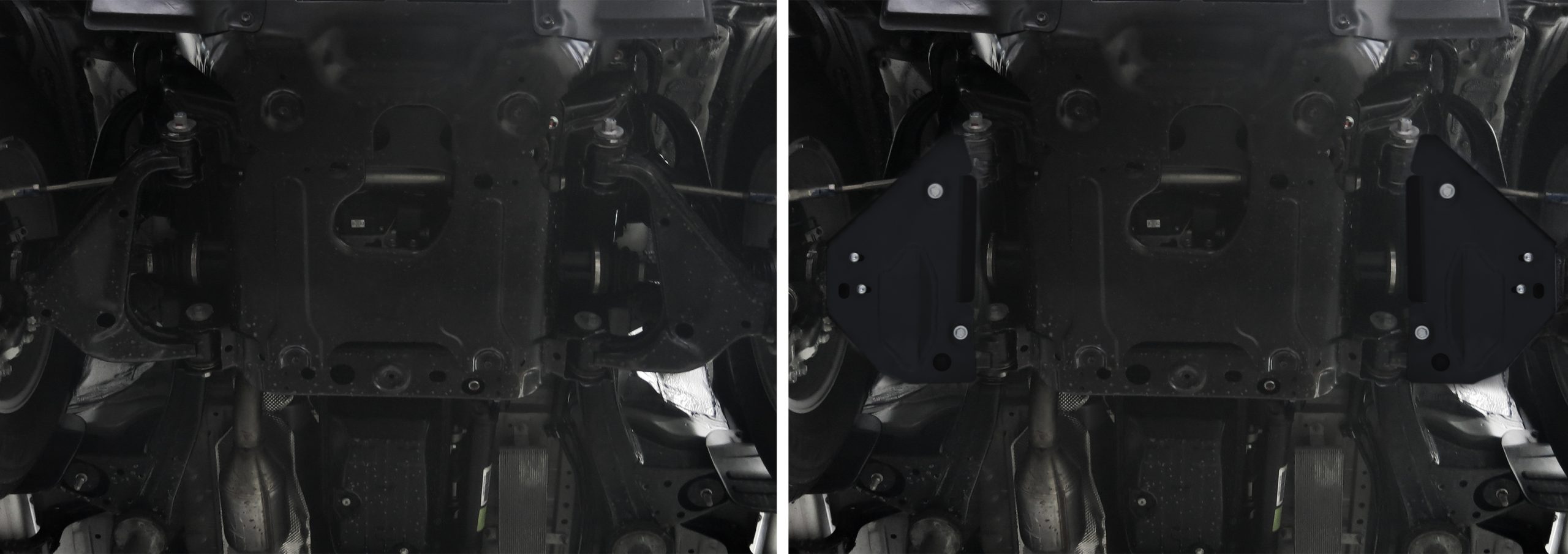 PLAQUE PROTECTION ACIER RIVAL TRIANGLES TOYOYA HILUX REVO – Image 2