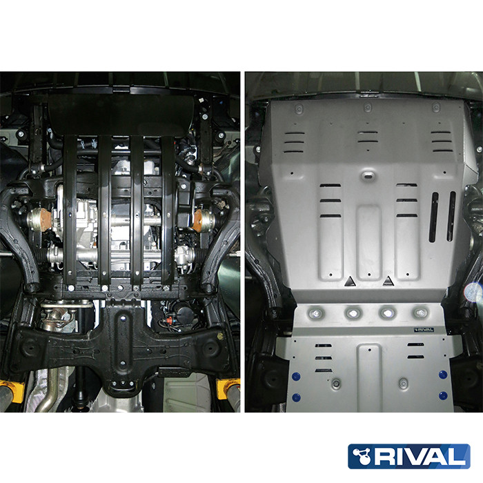 PLAQUE PROTECTION RIVAL 4mm MOTEUR+RADIA VW AMAROK – Image 2