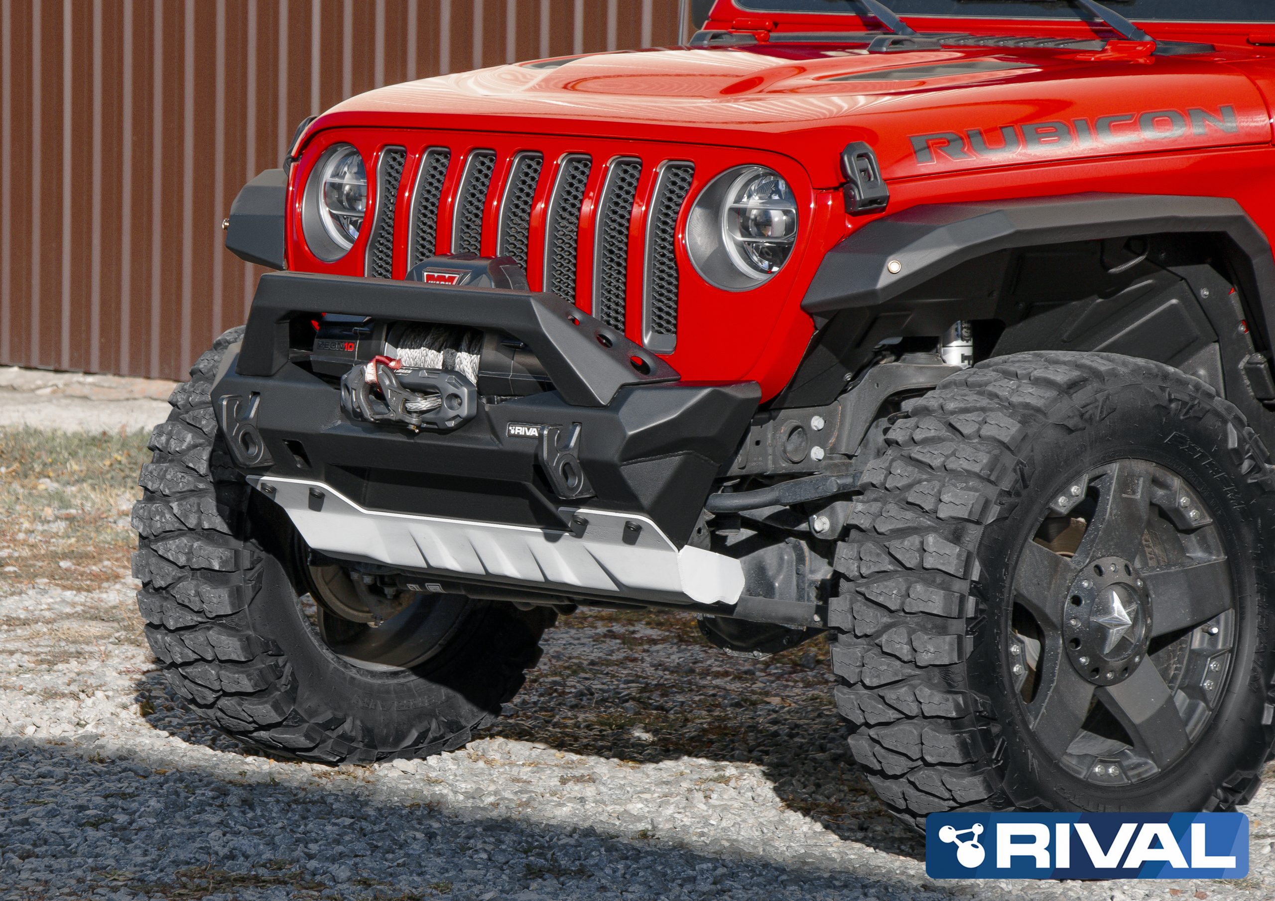 BUMPER FRONT RIVAL JEEP WRANGLER JK/JL STUBBY (USAGE COMPETITION) – Image 2