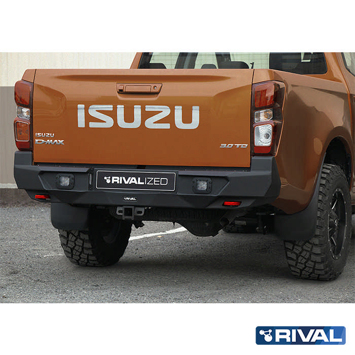 BUMPER REAR RIVAL ISUZU D-MAX 2021+ (USAGE COMPETITION) – Image 2