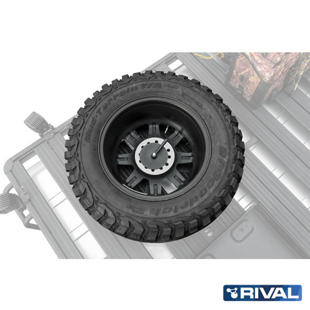 SUPPORT PORTE ROUE DE SECOURS POUR GALERIE MODULABLE RIVAL – Image 2