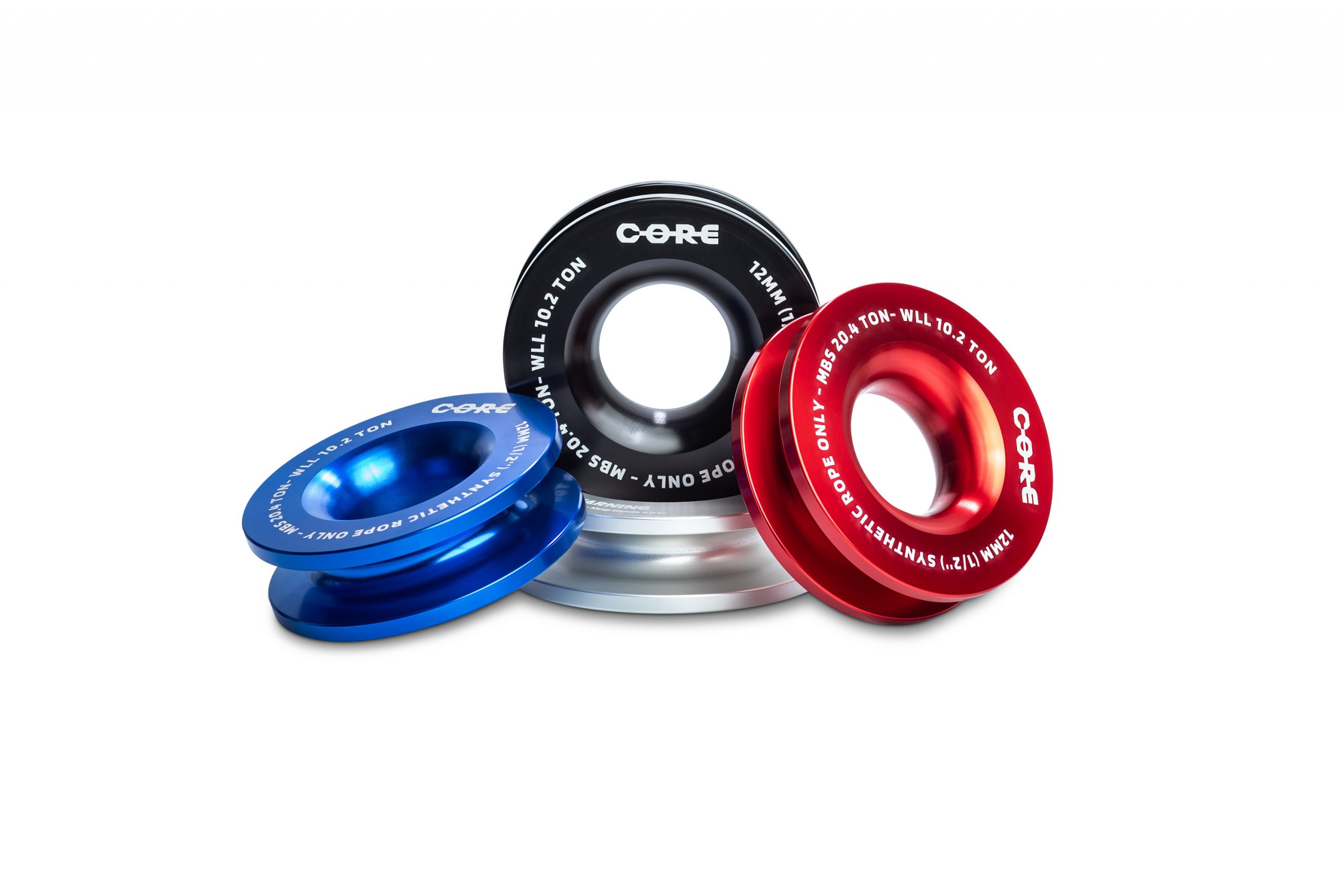 POULIE DE RENVOI CORDE SYNTHETIQUE 98mm (DONUT) - BLUE - 20.4 TONNES – Image 2