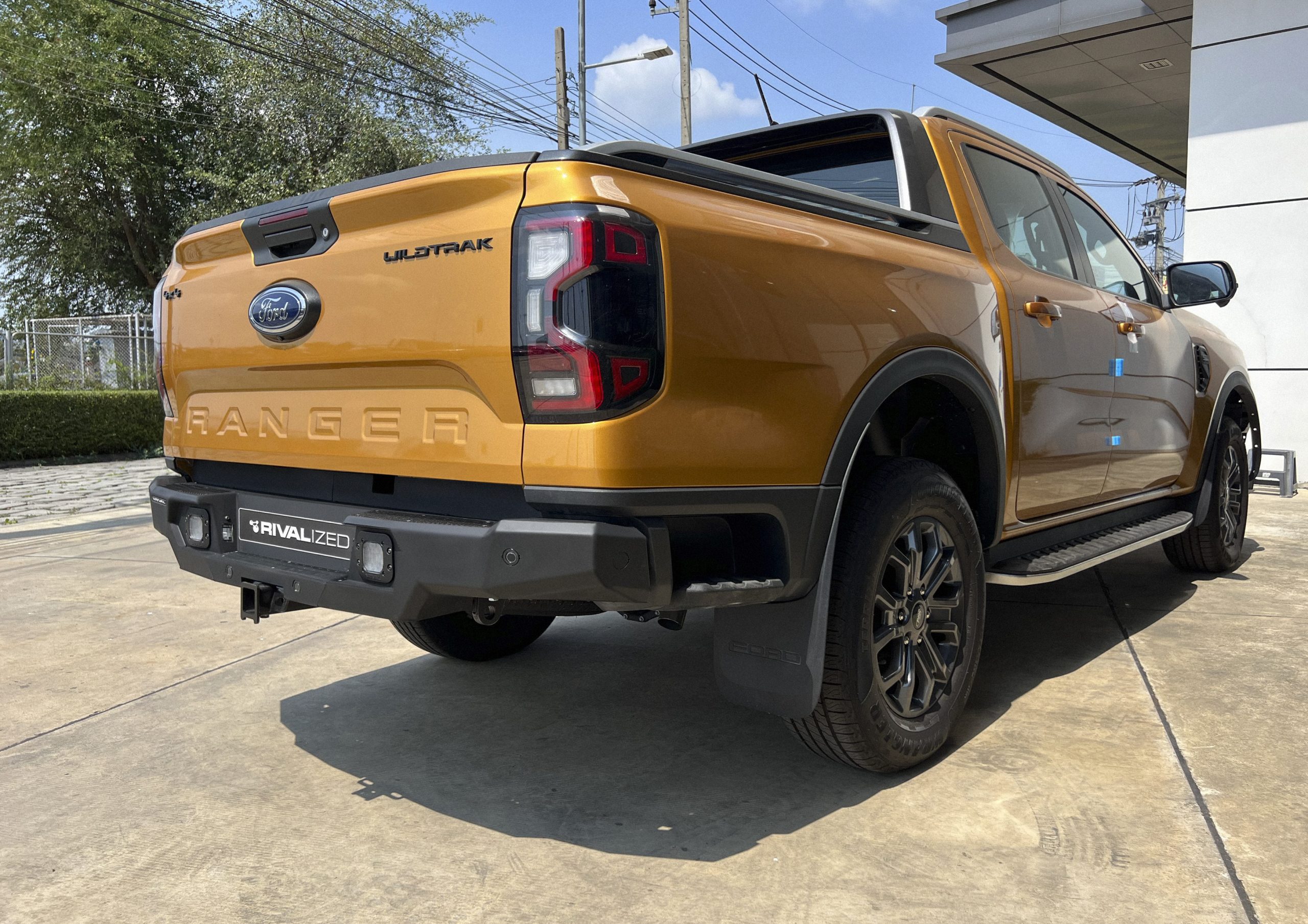 BUMPER REAR RIVAL FORD RANGER 2022+ (USAGE COMPETITION)