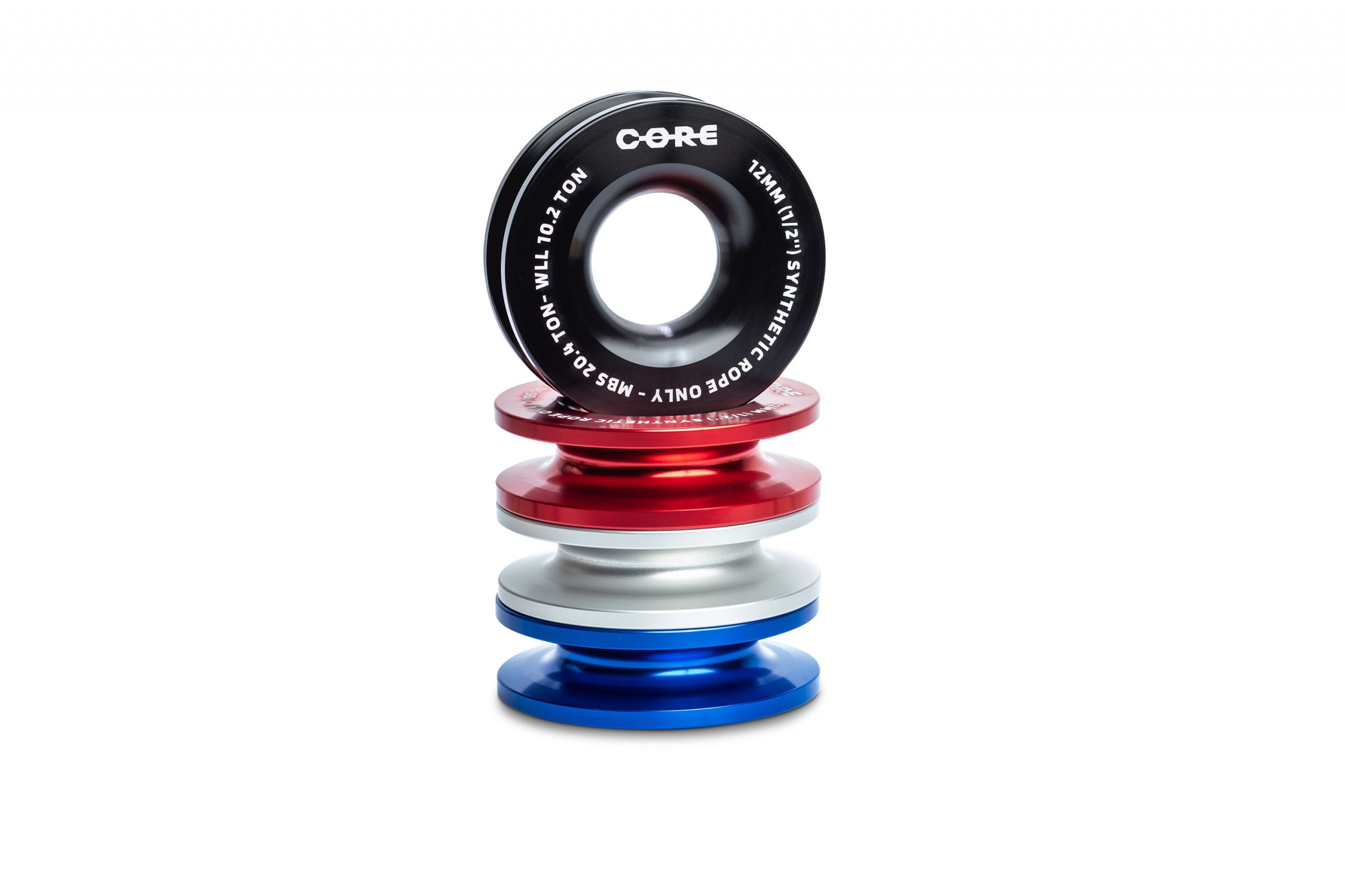 POULIE DE RENVOI CORDE SYNTHETIQUE 98mm (DONUT) - BLUE - 20.4 TONNES – Image 3