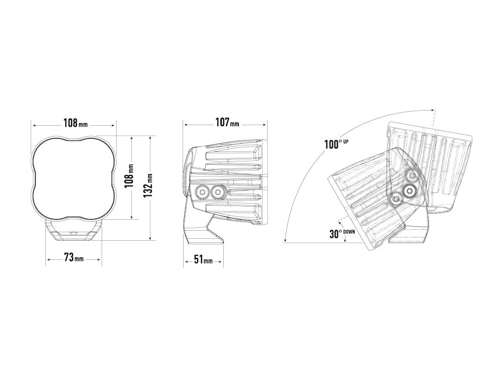 PHARE LED LAZER RACE POD - SPOT – Image 3