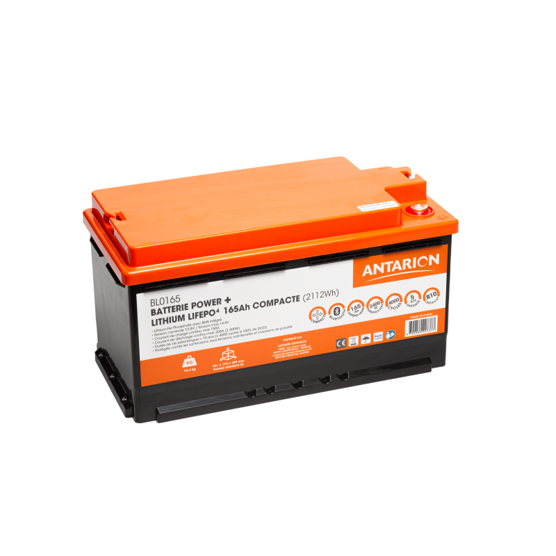 Batterie Lithium 165Ah POWER + ANTARION Bluetooth