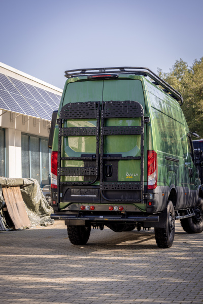 Porte tous tubulaire modulable en aluminium Iveco Daily, Ford Transit, Mercedes W906, W907, Crafter I et II, Ducato, Jumper, Boxer, – Image 4