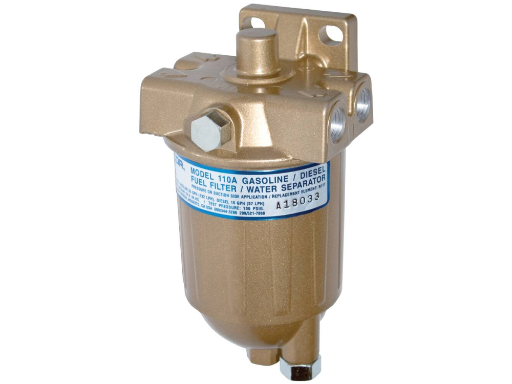 Préfiltre Parker Racor RA110 avec séparateur d’eau – 10 microns / 57 L/h