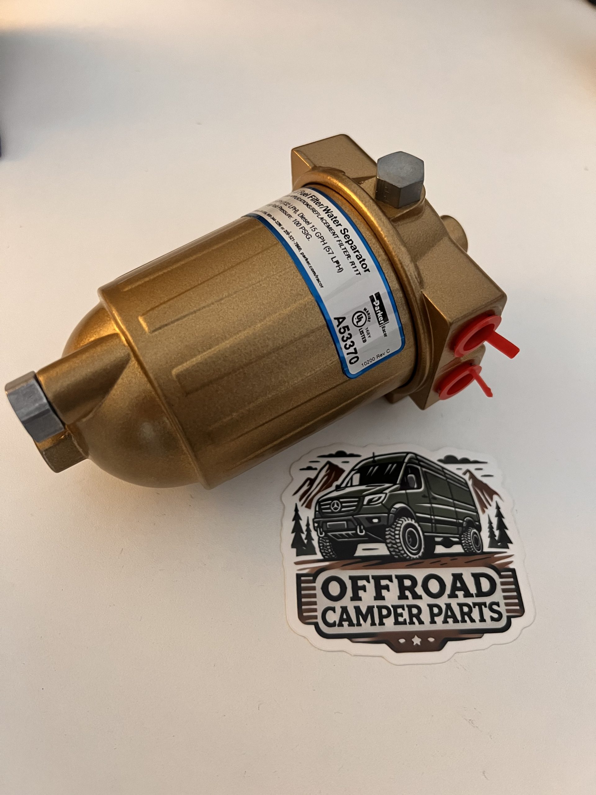 Préfiltre Parker Racor RA110 avec séparateur d’eau – 10 microns / 57 L/h – Image 2