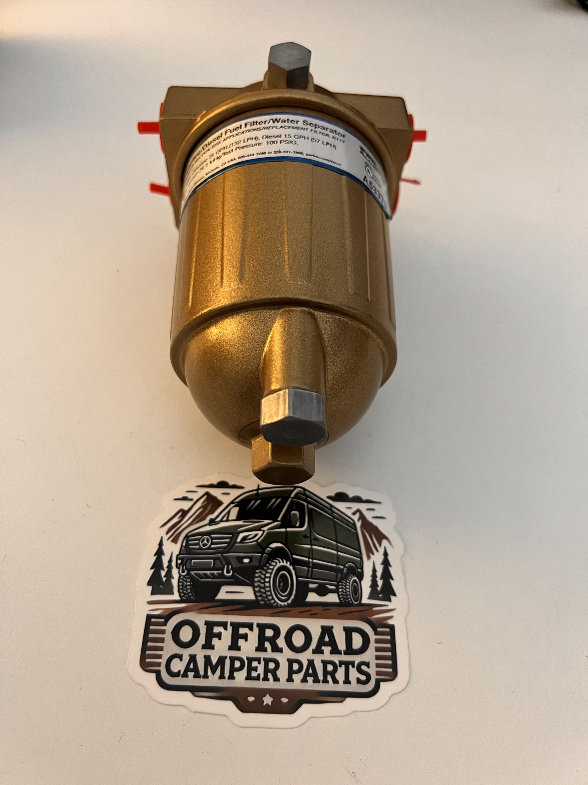 Préfiltre Parker Racor RA110 avec séparateur d’eau – 10 microns / 57 L/h – Image 5