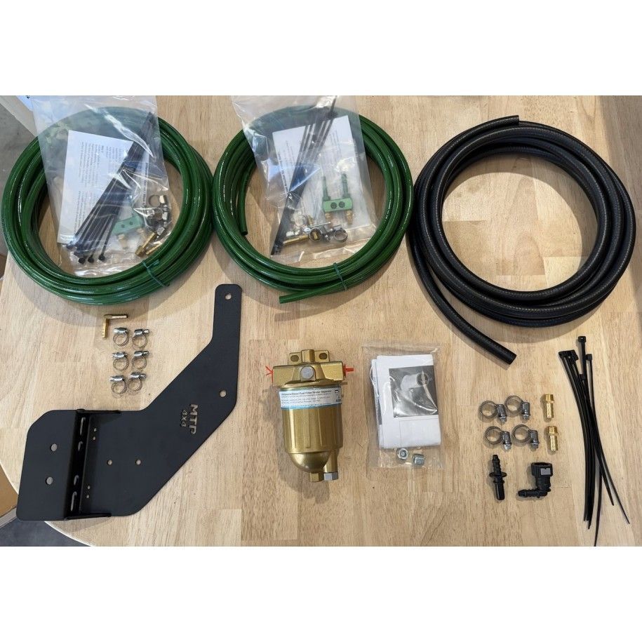 Kit 4 mises à l'air + préfiltre gasoil + support MTP4x4 Sprinter 906 et 907