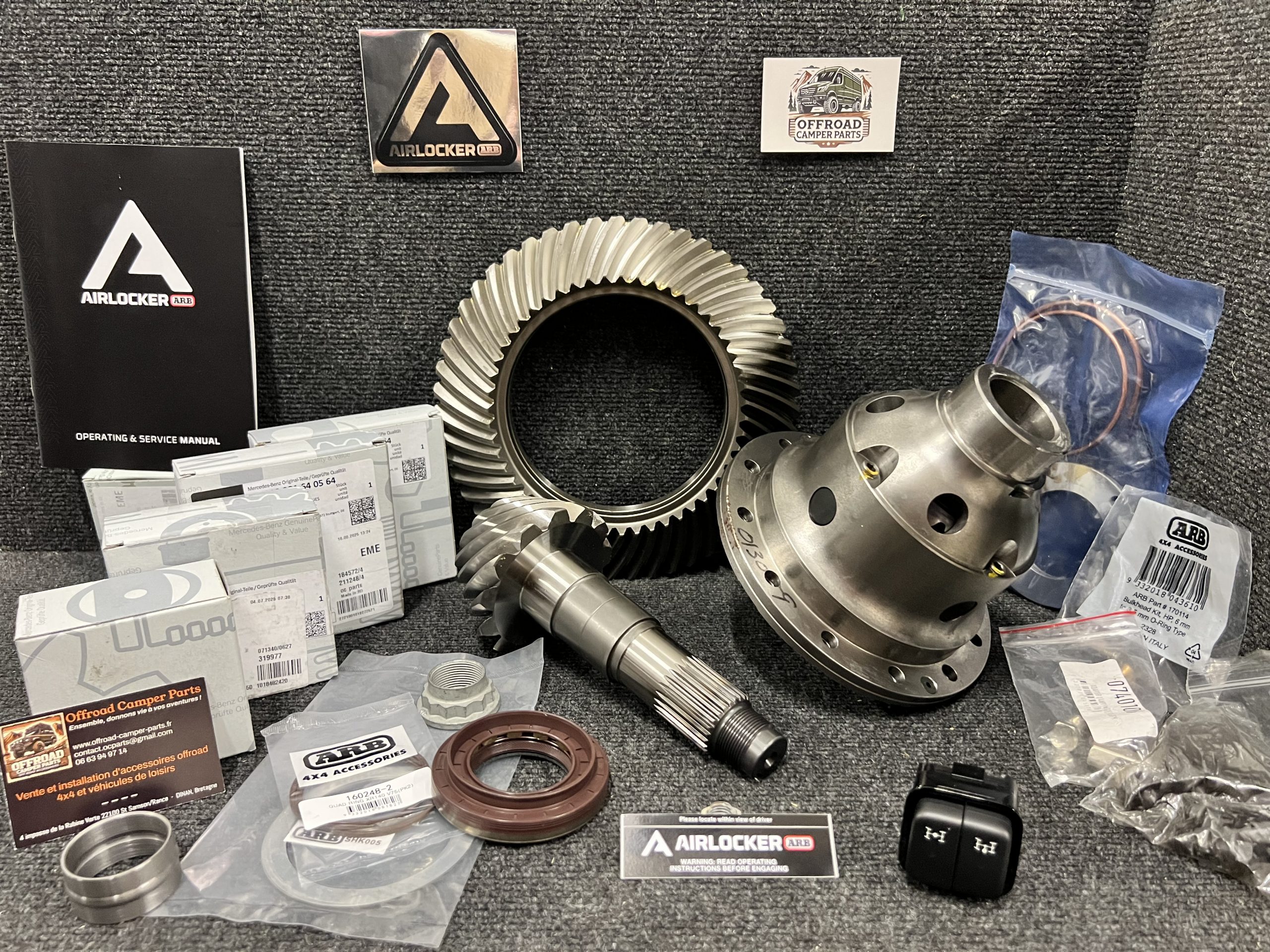 Kit Blocage Différentiel complet pour W906-W907 (sans compresseur)