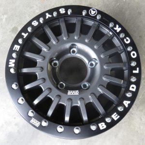 Jante alu Braid Winrace beadlock grise 8 5x17 5x150 ET38 VDJ200